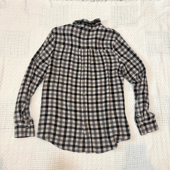 Pistola medium 1/2 button front plaid shirt button back TLS1 2805 - Picture 7 of 11